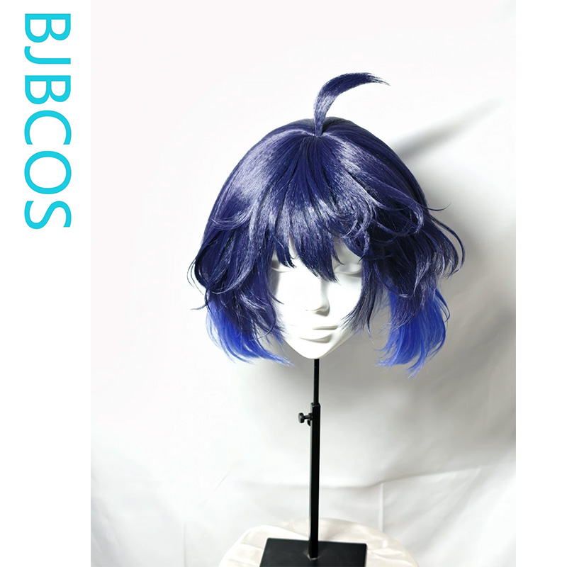 Anime Cosplay Blue Hair - [스타일리시한 가발] Seele Vollerei 코스프레 가발,