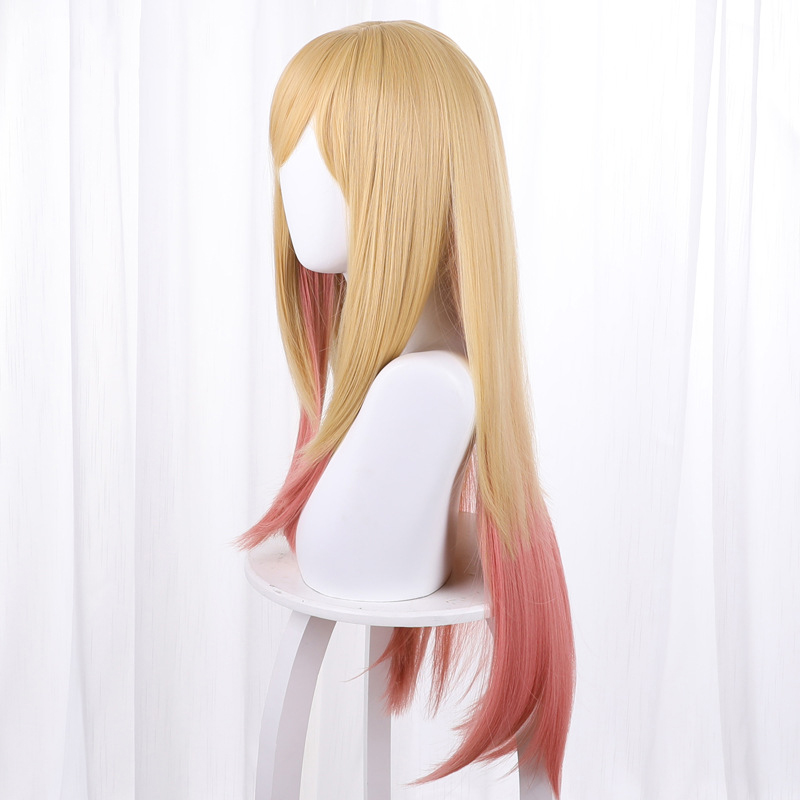 애니메이션 마린 키타가와 코스프레 가발 옐로우 핑크 그 - Kitagawa Anime Cosplay 리뷰 및 가격