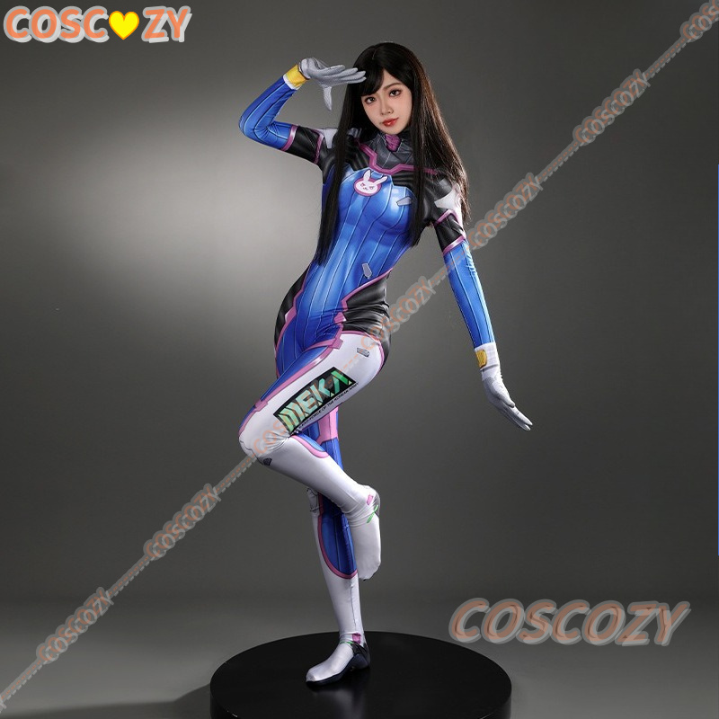 여성 DVA 코스프레 완전 세트 의상 슈팅 게임 캐릭터 - Anime Cosplay Jumpsuit 리뷰 및 가격