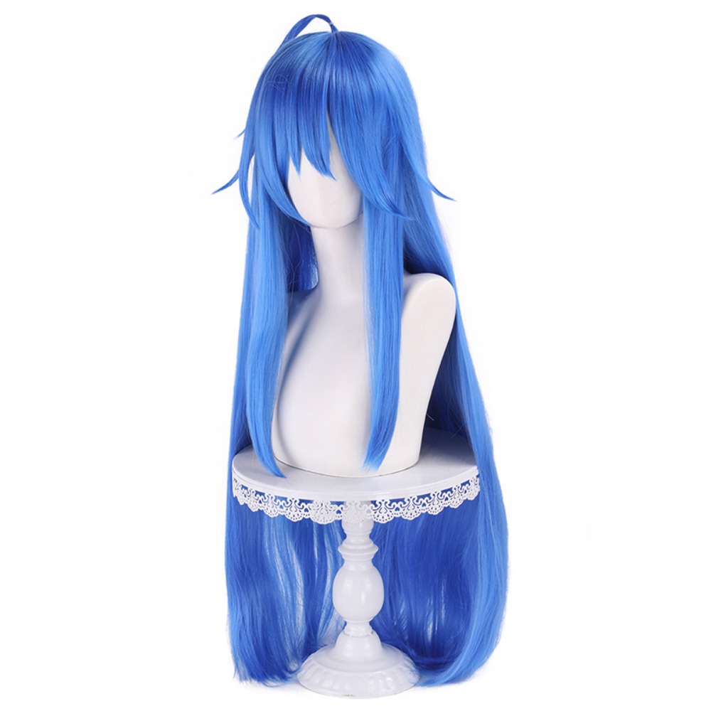 애니메이션 럭키 스타 카나에 이즈미 코스프레 가발 합성 - Anime Cosplay Blue Hair 리뷰 및 가격