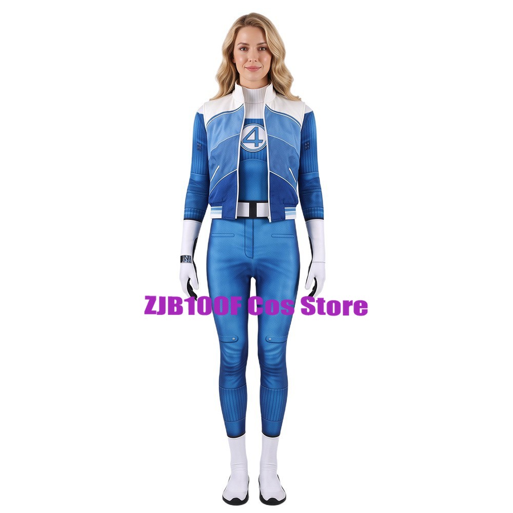 애니메이션 환상적인 영웅 인비저블 우먼 코스프레 여성  - Anime Cosplay Jumpsuit 리뷰 및 가격