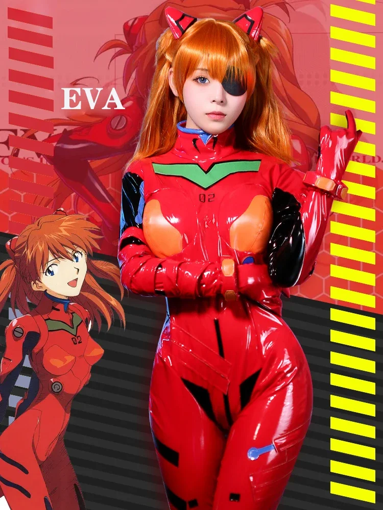 새로운 에바 시키나미 아스카 랭글리 소류 점프슈트 여성 - Anime Cosplay Jumpsuit 리뷰 및 가격